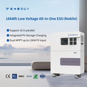 FENGRUI Bestseller 16kWh 51,2V 200A 314Ah Dual <span class=keywords><strong>MPP</strong></span> <span class=keywords><strong>Tracker</strong></span> bis zu 12kW <span class=keywords><strong>PV</strong></span>-Eingang Schnelle Übertragung All-in-One ESS mit Rädern - Product Image 1