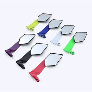 Rétroviseur de moto à aile colorée, adapté aux motos, VTT, <span class=keywords><strong>KTM</strong></span>, accessoires modifiés, rétroviseur en alliage d'aluminium - Product Image 1
