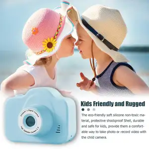 JXJR A3 2.0IPS 600毫安时迷你儿童数码卡通相机视频婴儿礼物生日礼物数码相机2