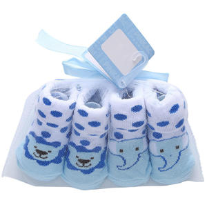 OT seller-Calcetines de algodón orgánico suave para bebé recién nacido, calcetines de punto con patrón de animales - Product Image 3