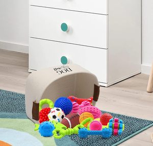 2025, superventas, cesta tejida de almacenamiento, caja de cuerda de algodón, cesta de lavandería para guardería, juguete para mascotas, cesta de almacenamiento de cuerda de algodón - Product Image 4