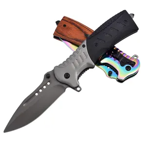 Coltelli da combattimento g10 pieghevoli tattici tasca piegata campeggio all'aperto sopravvivenza EDC coltelli personalizzati couteau pliant