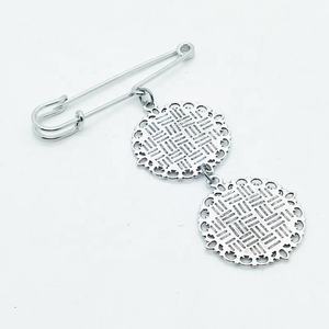 Qualisub 2 Rodada Pingentes Sublimação Buquê de Casamento Foto Charme Broches Broche de Pino de Metal com Metal Redondo/Oval Inserções - Product Image 2