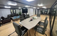 Maison préfabriquée de luxe mobile en conteneur extensible de 20 pieds ou 40 pieds, prête à l'emploi, avec cuisine intégrée, type Casas Prefabricadas