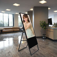 Pantalla Digital LED Personalizable de 32 Pulgadas para Interiores/Exteriores, Montaje en Pared, Pantalla Táctil, WiFi, Batería Móvil, 1 Año de Garantía para Publicidad