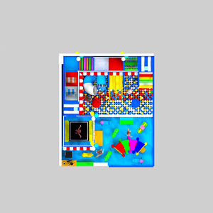 Pusat Hiburan anak-anak kustom tema laut kinder taman bermain dalam ruangan dengan keamanan dalam ruangan tempat bermain lembut - Product Image 2