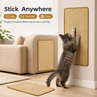 Griffoir mural en sisal pour chat, résistant à l'usure, protection de meubles pour chats, 7 tailles disponibles