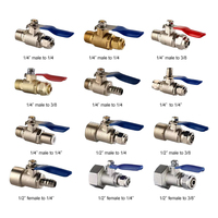 Adaptateur d'alimentation pour purificateur d'eau 1/4 mâle, connecteur de commutateur d'entrée, vanne à boisseau sphérique à trois voies pour tuyau de 1/4 pouce