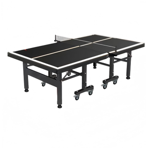 <span class=keywords><strong>Table</strong></span> <span class=keywords><strong>de</strong></span> tennis <span class=keywords><strong>de</strong></span> <span class=keywords><strong>table</strong></span> pliable WQ Wholesale Sport <span class=keywords><strong>de</strong></span> 9 pieds, durable, écologique, style moderne, pour intérieur, avec filet et plateau en panneau <span class=keywords><strong>de</strong></span> densité d'acier - Product Image 5