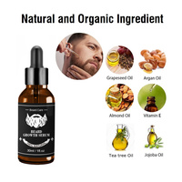Vente chaude Hommes Cadeaux Ensemble Brosse Mode Style Ensemble Barbe Soins Derma Rouleau Croissance Kits Huiles Baume Sérum Barbe Kit De Croissance