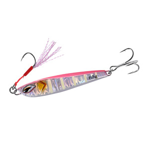 NOEBY 60g <span class=keywords><strong>Sardine</strong></span> Slide Jig Leurre de pêche en métal longue distance avec crochet Jig Leurres d'eau salée en métal - Product Image 3