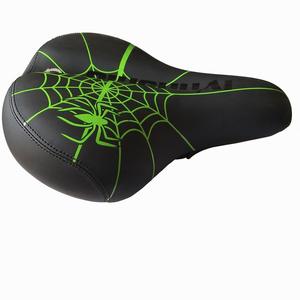 Sillín de <span class=keywords><strong>bicicleta</strong></span> de algodón de alta elasticidad, <span class=keywords><strong>asiento</strong></span> cómodo grueso para <span class=keywords><strong>bicicleta</strong></span> de montaña con bolsa de cojín con patrón de araña grande incluida - Product Image 4