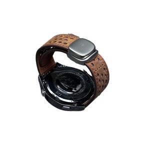 Nuovo Cinturino per Orologio in Pelle Crazy Horse Traspirante con Motivo a Fossi e Fibbia Magnetica per <span class=keywords><strong>Watch</strong></span> <span class=keywords><strong>GT</strong></span> 6 e S4 - Product Image 5