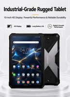 Tablet Android Tangguh 10.1 Inci Tahan Air IP67 MT6878 Octa Core 12GB 256GB GPS NFC Baterai 21560mAh untuk Grosir