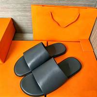 Soldes d'été : Sandales et claquettes de luxe en cuir PU pour hommes, confortables et de haute qualité, idéales pour la plage et l'extérieur