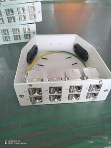Pannello <span class=keywords><strong>Patch</strong></span> CAT <span class=keywords><strong>6A</strong></span> STP UTP 4 8 porte DIN Rail custodia pannello <span class=keywords><strong>Patch</strong></span> in fibra ottica - Product Image 2