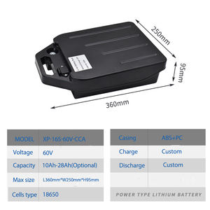 ABS 케이스 20A BMS 720Wh 시티 코코 스쿠터 배터리 60v 12ah (<span class=keywords><strong>2</strong></span>/3륜 시티코코용) - Product Image 2
