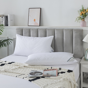 Oreillers en duvet <span class=keywords><strong>d</strong></span>'<span class=keywords><strong>oie</strong></span>-Collection Hôtel Oreillers en plumes Lot de 2 pour le dos, le ventre ou les dormeurs latéraux King Size - Product Image 4