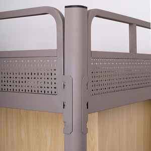 Cama alta Yu Min con escritorio y armario combinados para uso en dormitorios escolares HB-15 - Product Image 2