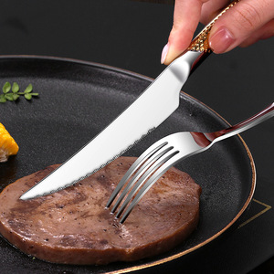 Kitchen <strong>Cutlery</strong> Sets Luxury High Quality Stainless Steel Spoon Fork Knife <strong>Cutlery</strong> Set for Hotel - Product Image 6