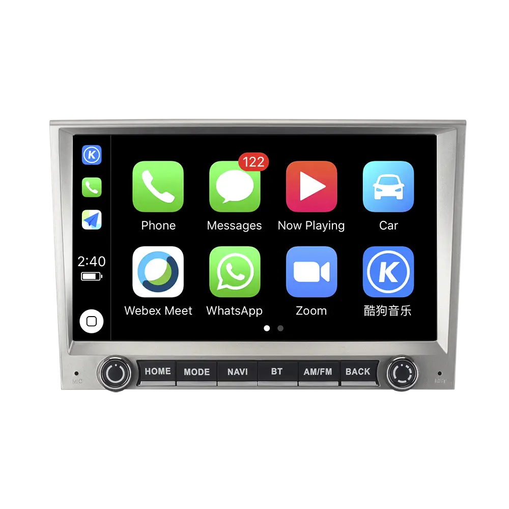 Android Auto DVD-Player Touchscreen Auto Autoradio DVD-Player GPS-Navigation für Porsche Cayman 911 Boxster 997 2012-2015