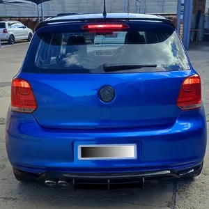สำหรับ Polo MK5 6R ปี 2009 2010 2011 2012 2013 2014 ชุดแต่งสปอยเลอร์กันชนหลังรถยนต์ ดิฟฟิวเซอร์ ชุดแต่งภายนอก - Product Image 3