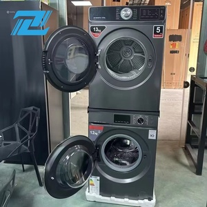 Lave-linge commercial entièrement automatique 12+13 kg avec sécheuse intégrée pour usage domestique – Ensemble complet pour le lavage du linge - Product Image 2