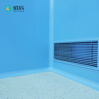 Diseño de Quirófano Modular No Tóxico para Clínica Veterinaria y Hospital de Mascotas, Paneles de Pared Prefabricados para Cuartos Limpios