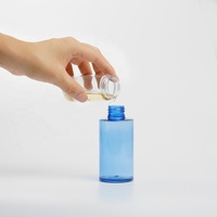 Bouteille en plastique PET avec pompe de 50 ml, 60 ml, 80 ml, 100 ml, pour cosmétiques, crème pour le corps, lotion