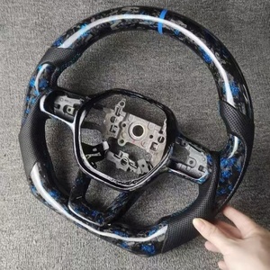 Volante de Fibra de Carbono Forjado Personalizado en Oferta para <span class=keywords><strong>Honda</strong></span> <span class=keywords><strong>Civic</strong></span> 11ª Generación, Volante con Agarre de Gamuza Personalizable - Product Image 5
