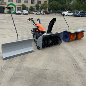 RNKJ Nouveau déneigeur manuel haute performance, déneigeur <span class=keywords><strong>thermique</strong></span> à main, entraînement mécanique, système à double brosse, économie d'énergie, extérieur - Product Image 5