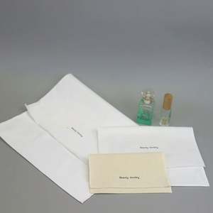 Sac enveloppe en toile de coton pour bijoux, boucles d'oreilles, bracelets, montres, bagues, emballage cadeau avec impression de logo personnalisé et sécurité - Product Image 3