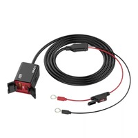 Chargeur de téléphone portable pour moto QC3.0, interface de charge rapide USB, modification