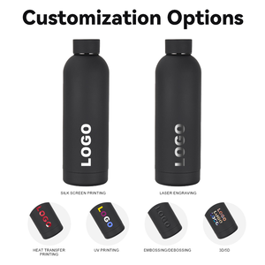 Botella de Agua de Acero Inoxidable Aislada de 500ml con Logo Personalizado, Termo de Vacío de Doble Pared, Taza de Café de Viaje, Venta al Por Mayor - Product Image 6