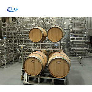 225L 50 gallon gỗ sồi rượu Whisky lưu trữ Thùng ngăn xếp giá thép - Product Image 4