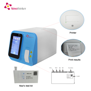 Analyseur automatique <span class=keywords><strong>HPLC</strong></span> <span class=keywords><strong>HbA1c</strong></span>, prix compétitif, portable et facile à utiliser, testeur d'hémoglobine glyquée pour les hôpitaux et usage personnel - Product Image 3
