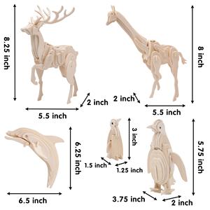 Đồ Thủ Công Hình Động Vật Bằng Gỗ Cho Trẻ Em Bán Chạy Đồ Thủ Công Và Nghệ Thuật Cho Trẻ Em - Product Image 3