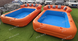 Château gonflable rose Princesse avec <span class=keywords><strong>piscine</strong></span>, parc aquatique extérieur pour enfants, <span class=keywords><strong>piscine</strong></span> gonflable commerciale en PVC pour enfants - Product Image 3