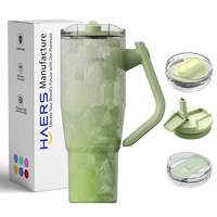 Nouvelle Tasse de Voyage Isotherme en Acier Inoxydable Écologique à Double Paroi avec Paille et Poignée – Modèle 2026