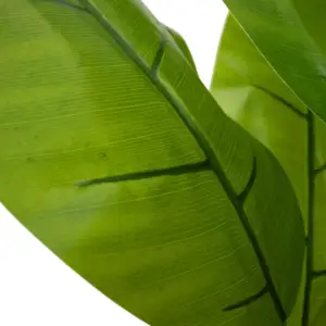 Planta de plástico simulada de 99 cm, decoração de jardim ornamental para casa, planta de banana artificial realista, Musa Basjoo, sem cheiro