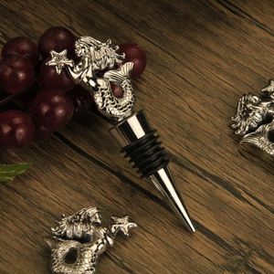 Mermaid Ocean Series Bottle Stopper Metal Vacuum Preservative Wine Stoppers Household Use - Product Image 1