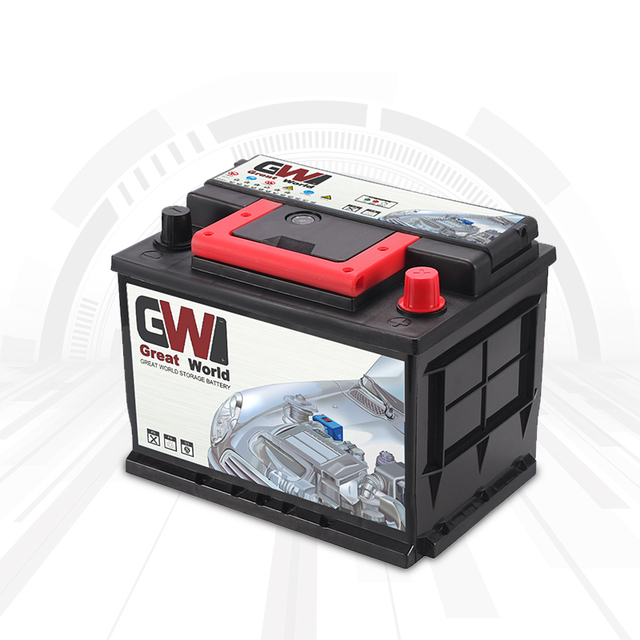 Battery 12V 55Ah DIN High Quality Maintenance Free Car Battery Starter Stop Automotive Battery