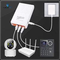 UPS Ultra Mini 5V 9V 12V untuk Router Wifi, Modem Kamera CCTV rumah dengan baterai Lithium