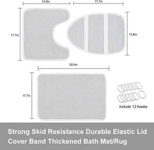 Rideaux <span class=keywords><strong>de</strong></span> <span class=keywords><strong>Douche</strong></span> Personnalisables 2026 en Polyester pour Salle <span class=keywords><strong>de</strong></span> Bain, <span class=keywords><strong>Sans</strong></span> Perçage, pour Cabine <span class=keywords><strong>de</strong></span> <span class=keywords><strong>Douche</strong></span> et Séparation <span class=keywords><strong>de</strong></span> Zone <span class=keywords><strong>de</strong></span> Bain - Product Image 5