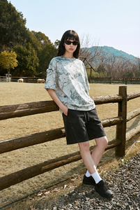 T-Shirt Estiva da Uomo Oversize in Cotone Traspirante 200GSM con Logo Personalizzato Stampato, Moda Streetwear Disponibile - Product Image 3