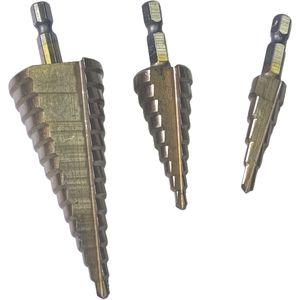 High Quality High-speed Steel <b>Step</b> <b>Drill</b> with Multiple Diameters for Expanding Holes - Product Image 3