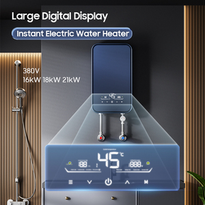 Calentador de Agua Eléctrico Instantáneo de Pared sin Tanque, Calentador de Agua Eléctrico para Baño, 220v - Product Image 3