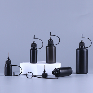 Nuevo LDPE 30ml 50ML 100ML Negro Anti-luz Punta de aguja Botella 50ML Pintura Squeeze Botella 100mL Squeeze Bail <span class=keywords><strong>Gel</strong></span> Botella de plástico - Product Image 1