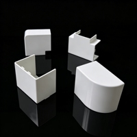 Accessoires électriques, tube flexible en PVC blanc, gaine de câblage, conduit, raccords de tuyauterie, kits