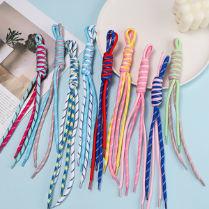 Colorful Polyester Lanyard Woven <b>Id</b> Card <b>Holder</b> Durable DIY Jewelry Accessories Summer 2025 Yiwu Origin - Product Image 3